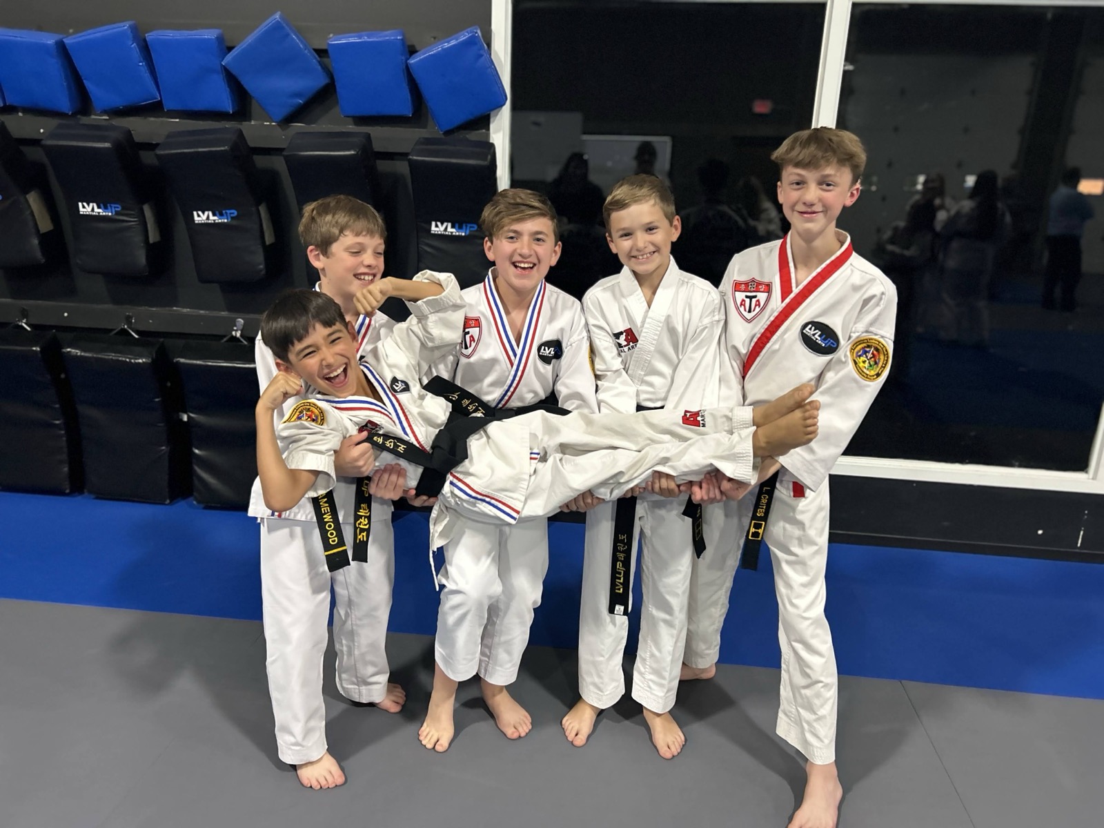 Kids training at LVLUP Martial Arts