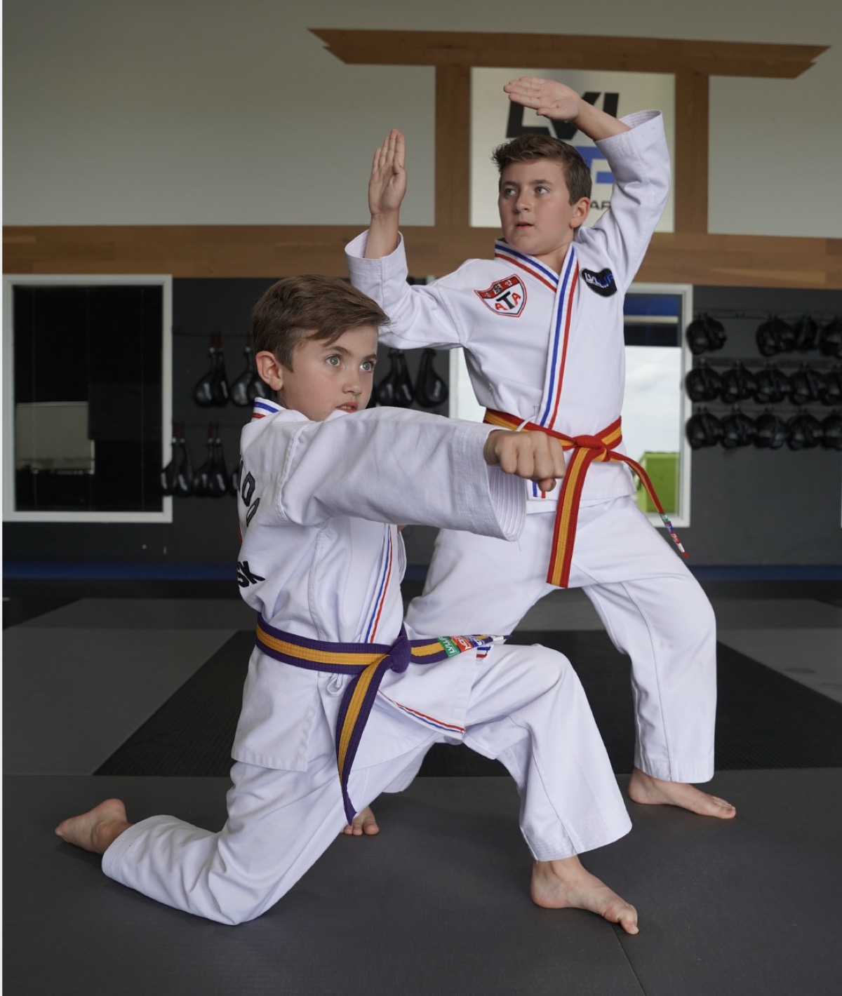 Students at LVLUP Martial Arts